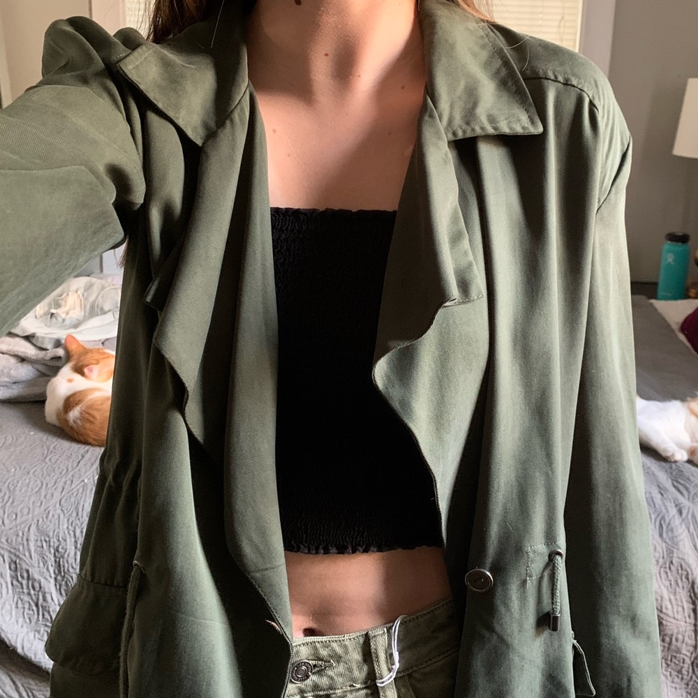 cupcakes & cashmere green jacket